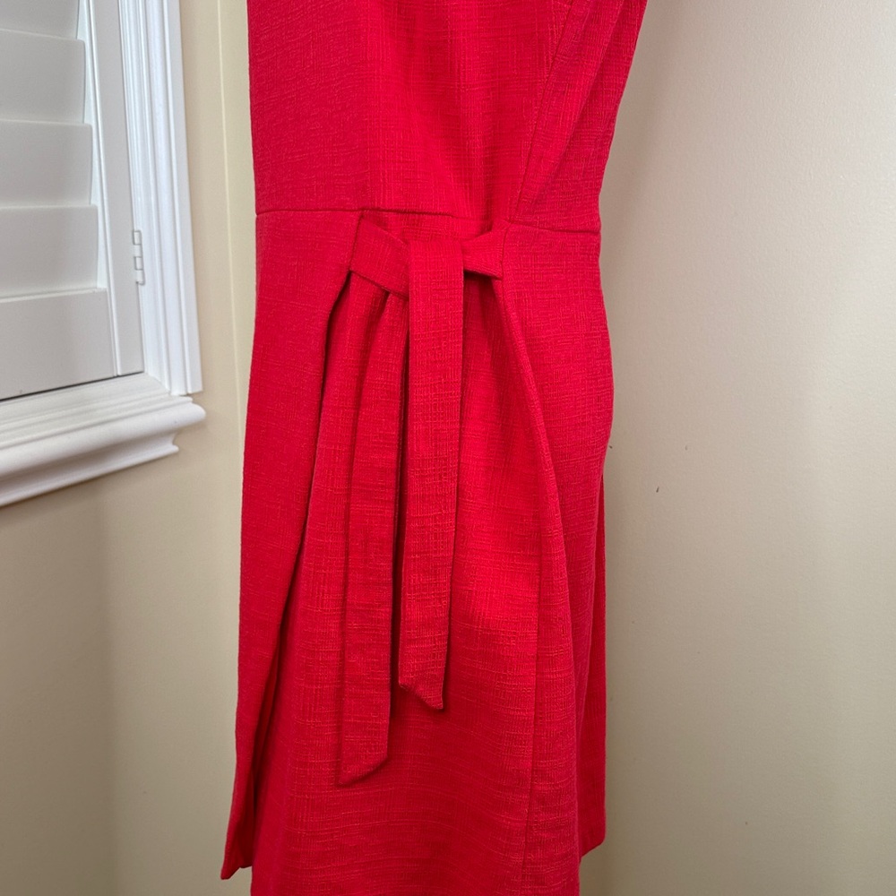 LOFT Red Sleeveless Mini Dress - Picture 5 of 7